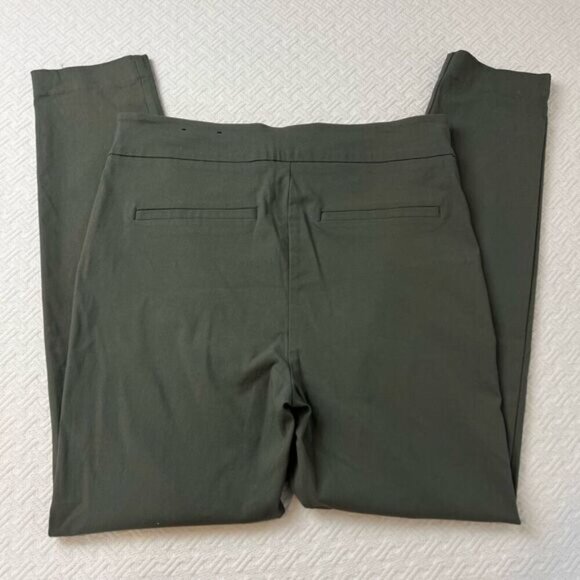 RW&CO Women Large Green Ankle Length Legging Pull On Pants Comfort Casual Stretc - Picture 7 of 11